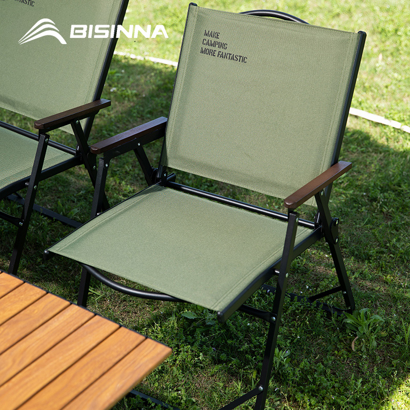 Outdoor Camping Recliner Chairs - BISINNA Outdoor Folding Camping Chair Portable