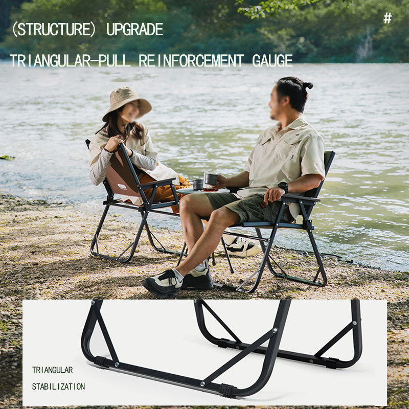 BISINNA Outdoor Folding Campin - Outdoor Camping Recliner Chairs recension och pris