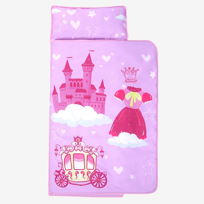 Toddler Nap Mat with Pillow an - Outdoor Camping Rug recension och pris