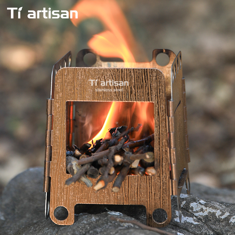 Tiartisan Stainless Steel Camp - Outdoor Camping Stove Wood recension och pris
