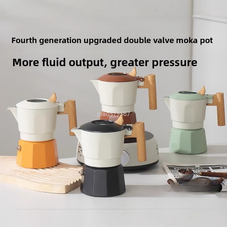 Valve Moka Pot 3 Bar Stovetop  - Camp Percolator Coffee recension och pris