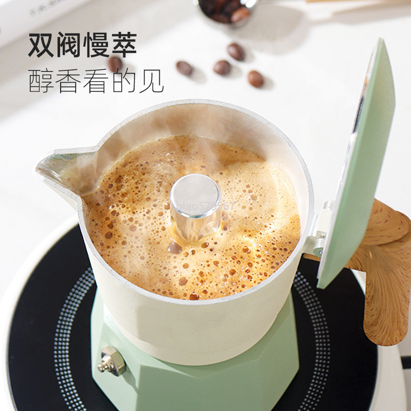 Valve Moka Pot 3 Bar Stovetop  - Camp Percolator Coffee recension och pris