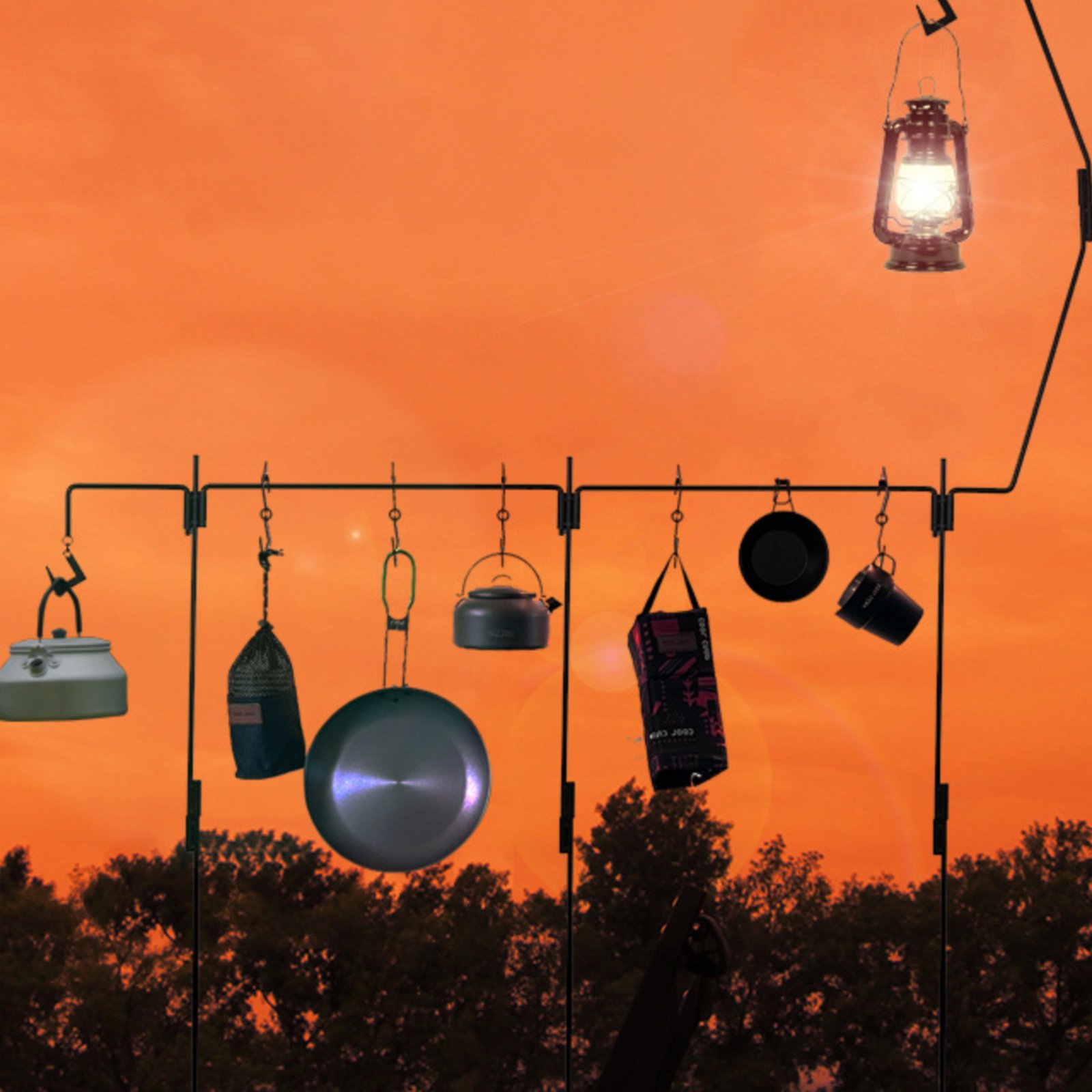 Camping Lantern Stand Detachab - Kitchen Outdoor Camping recension och pris