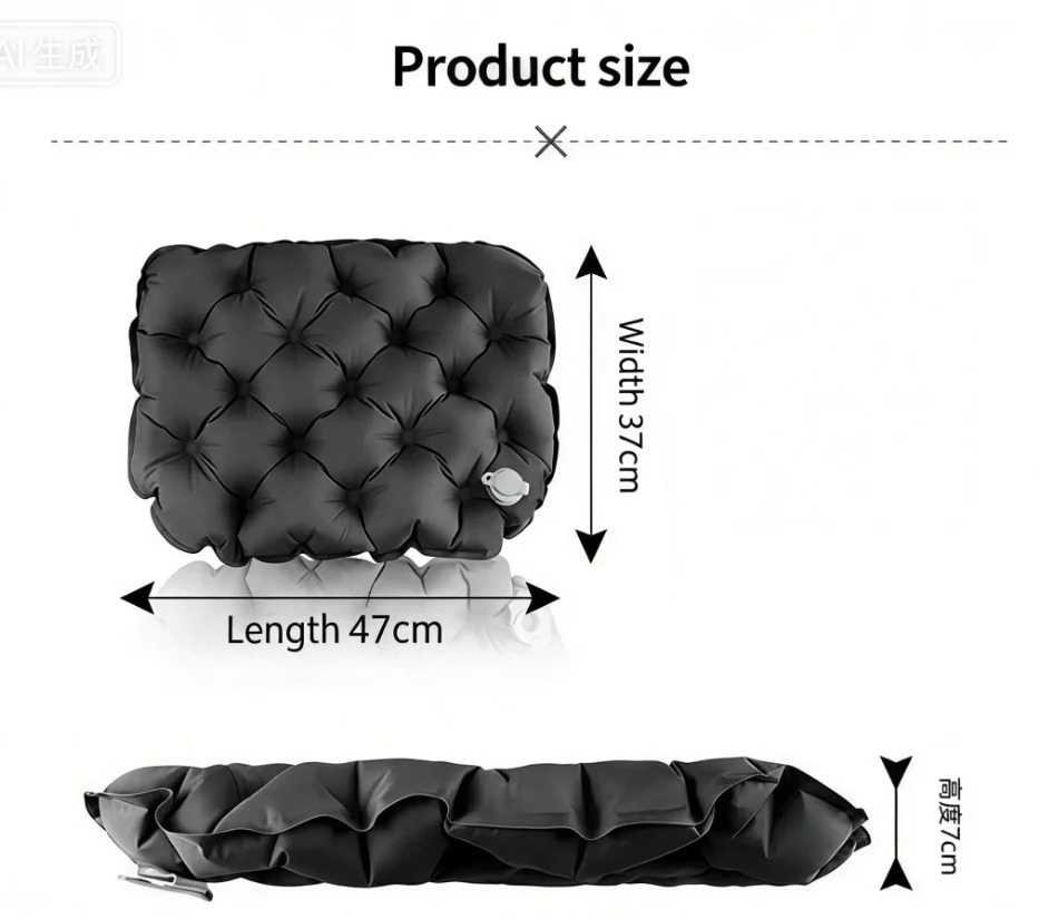 Portable Inflatable Seat Cushi - Outdoor Camping Rug recension och pris