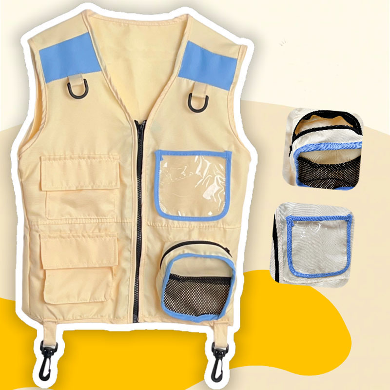 Children Explorer Vest Pretend - Outdoor Camping Kids Activities recension och pris