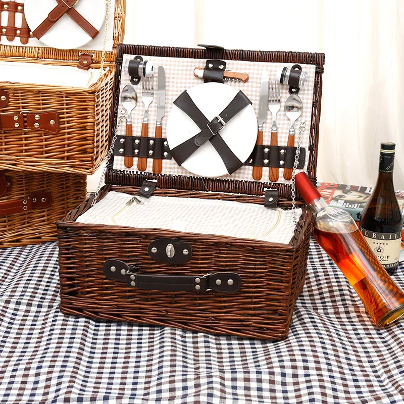 Family Outing Picnic Basket, O - Outdoor Camping Storage Box recension och pris