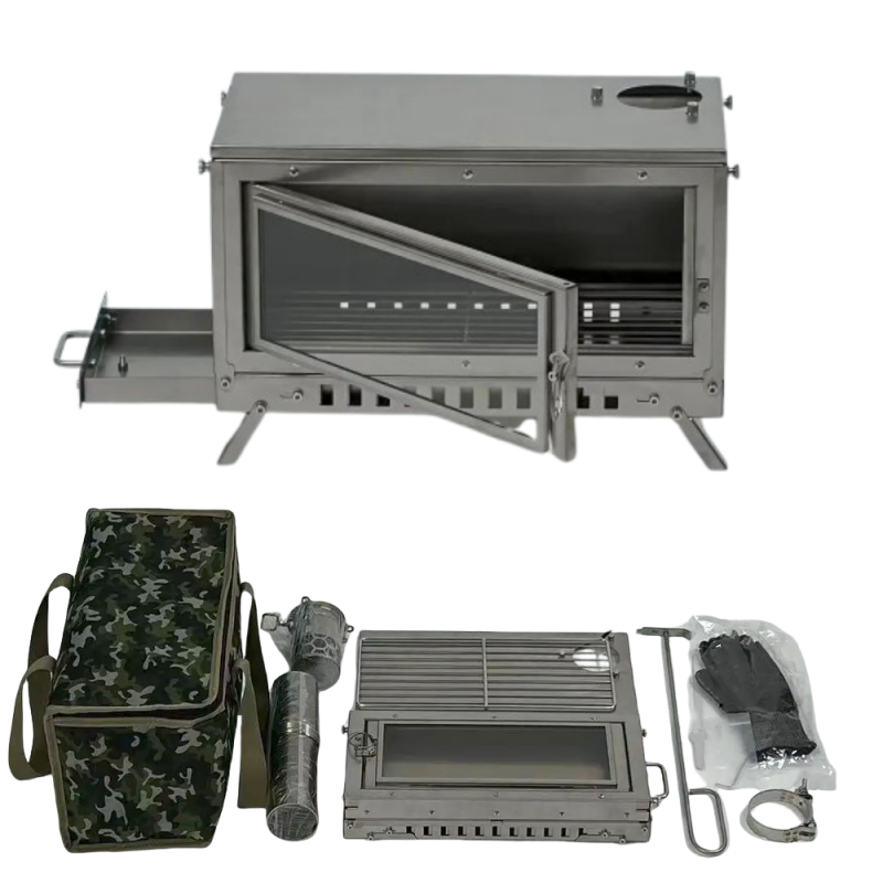Firewood Stove Tent Stove Fold - Outdoor Camping Stove Wood recension och pris