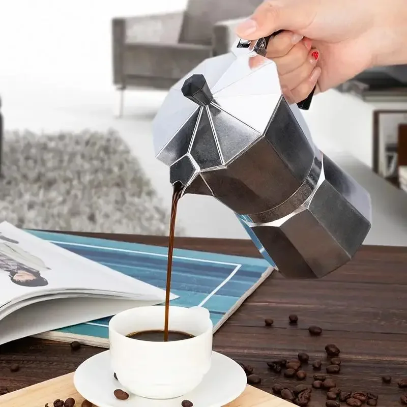 Multi-Size Aluminum Moka Pot C - Camp Percolator Coffee recension och pris