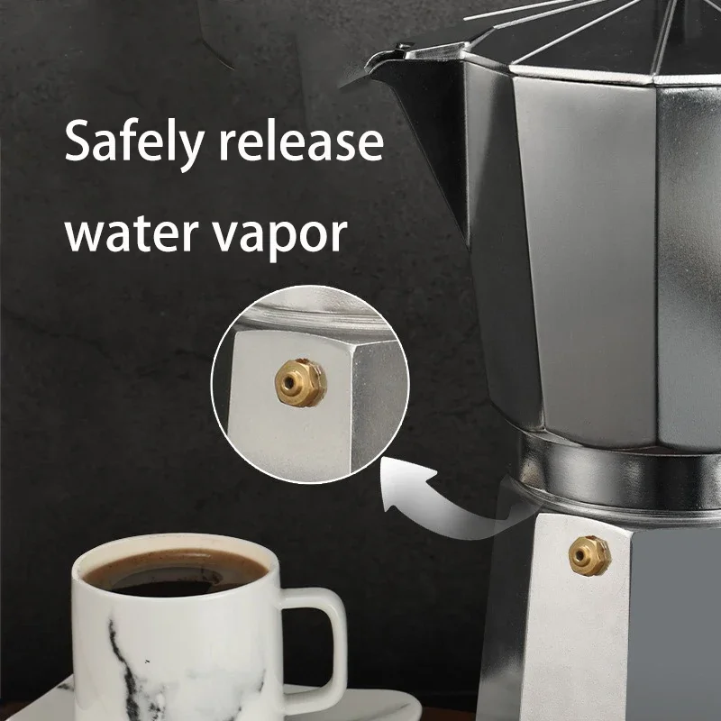 Multi-Size Aluminum Moka Pot C - Camp Percolator Coffee recension och pris