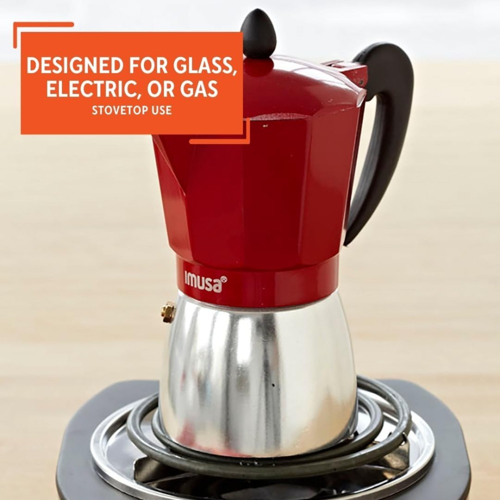 Stovetop Espresso Maker 3 Cup  - Camp Percolator Coffee recension och pris