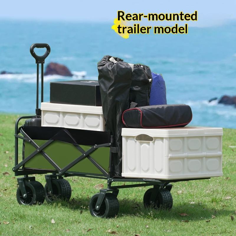 Factory Sale Four Wheel Platfo - Outdoor Camping Trolley recension och pris