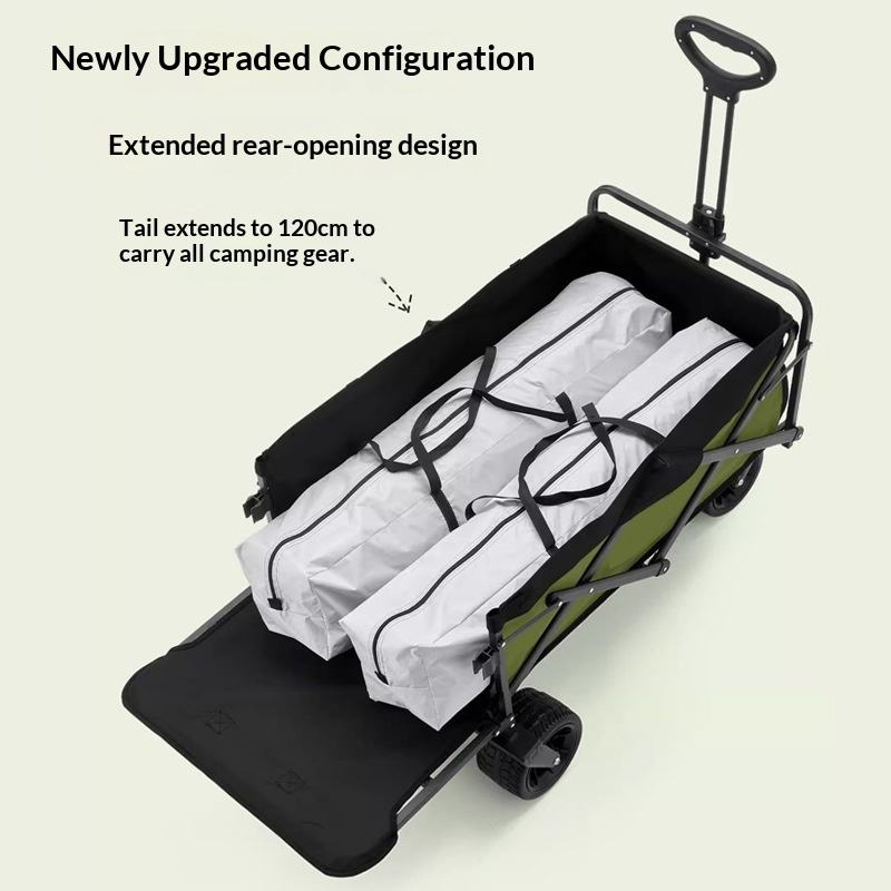 Factory Sale Four Wheel Platfo - Outdoor Camping Trolley recension och pris