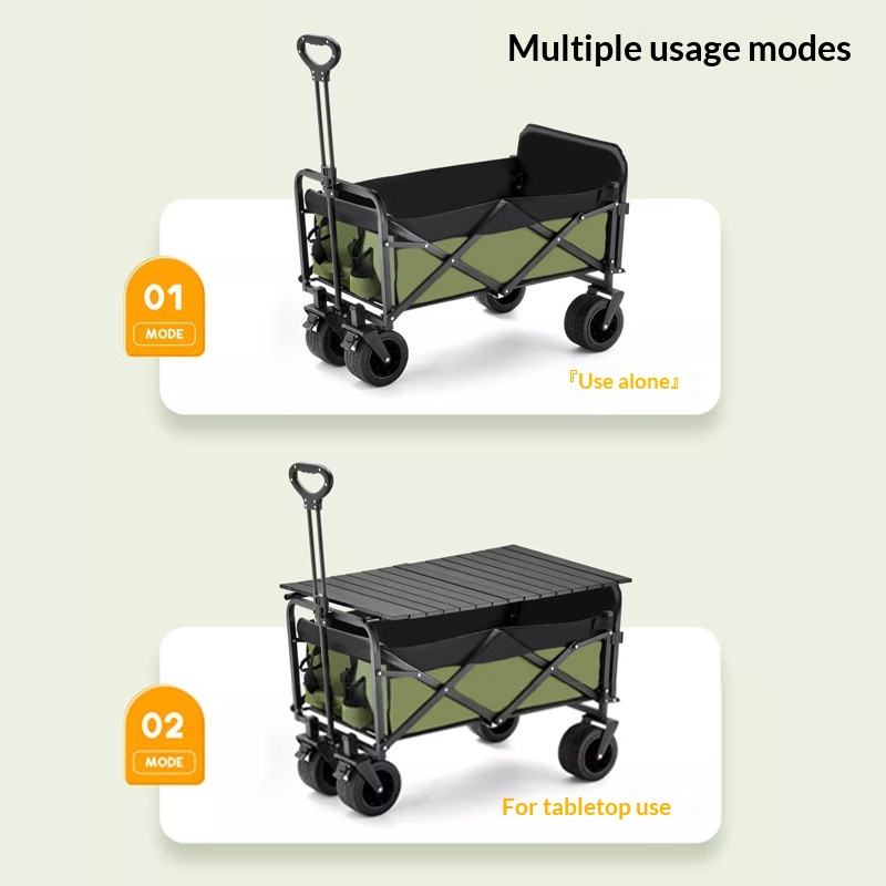 Factory Sale Four Wheel Platfo - Outdoor Camping Trolley recension och pris