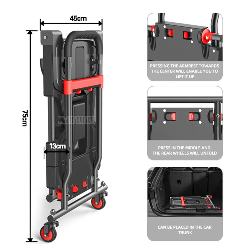 Lightweight Camping Trolley, M - Outdoor Camping Trolley recension och pris