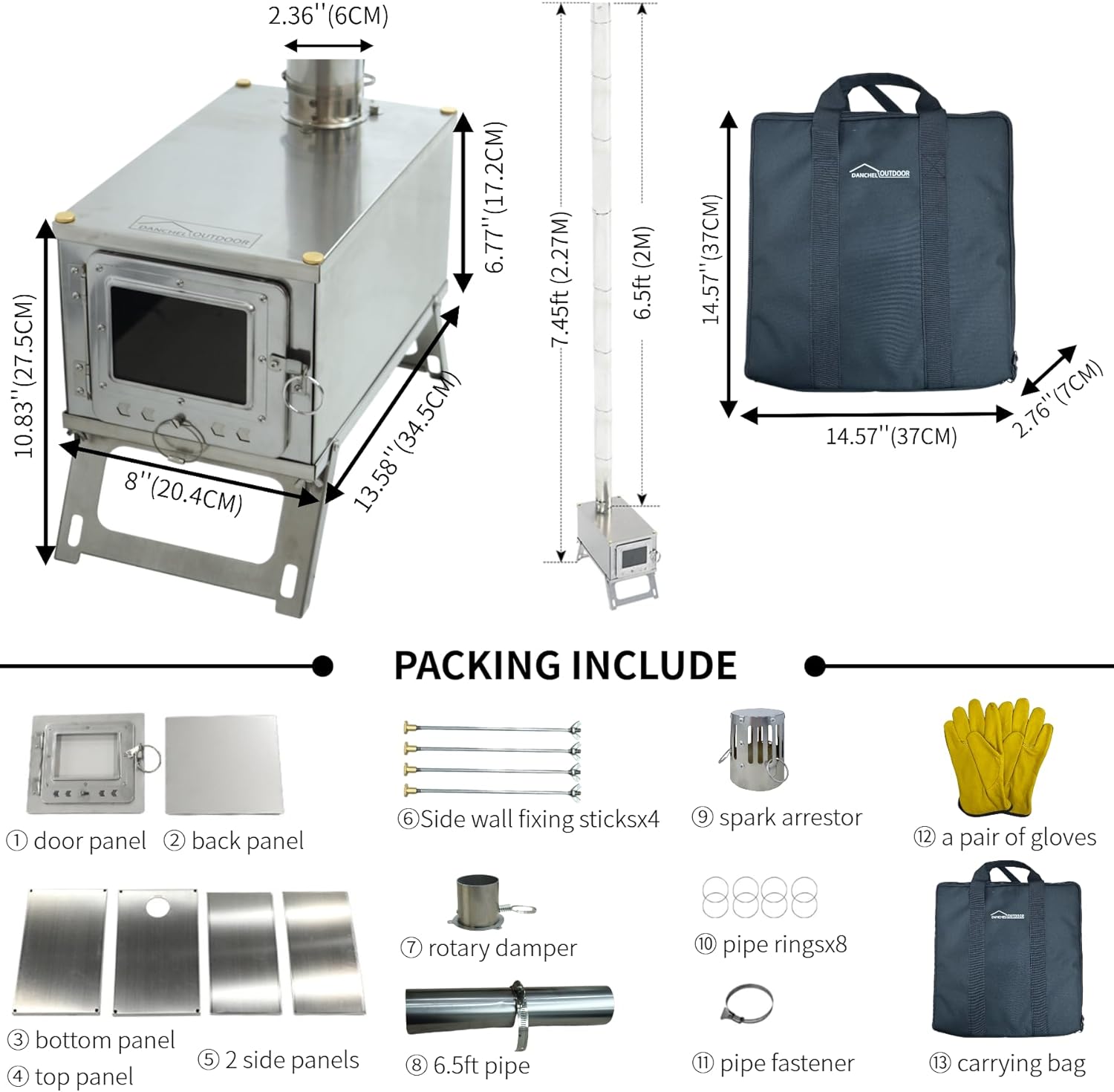 [New] Outdoor Stainless Steel  - Outdoor Camping Stove Wood recension och pris