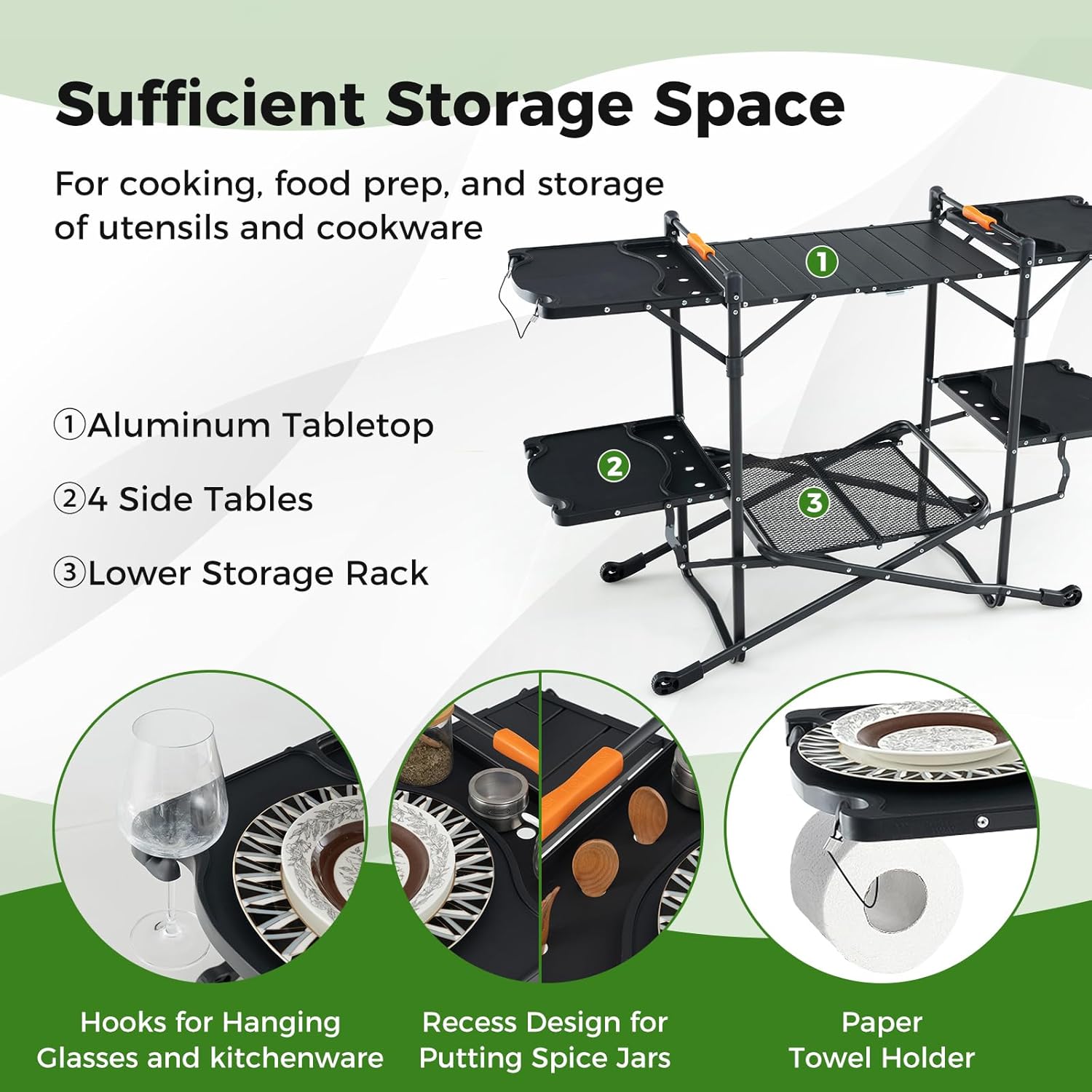 Portable Outdoor Folding Cooki - Outdoor Camping Kitchen Setup recension och pris