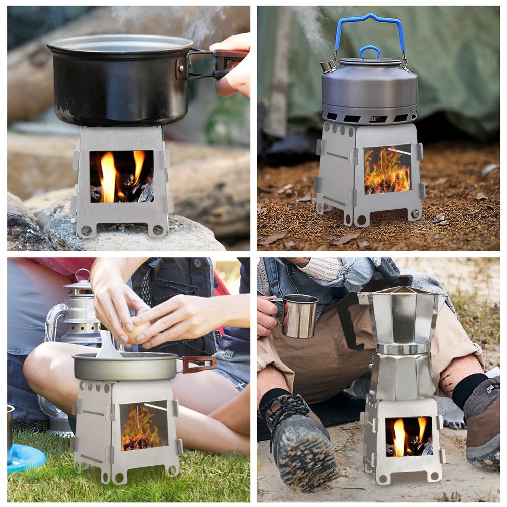Camping Furnace Wood Stove Alc - Outdoor Camping Stove Wood recension och pris