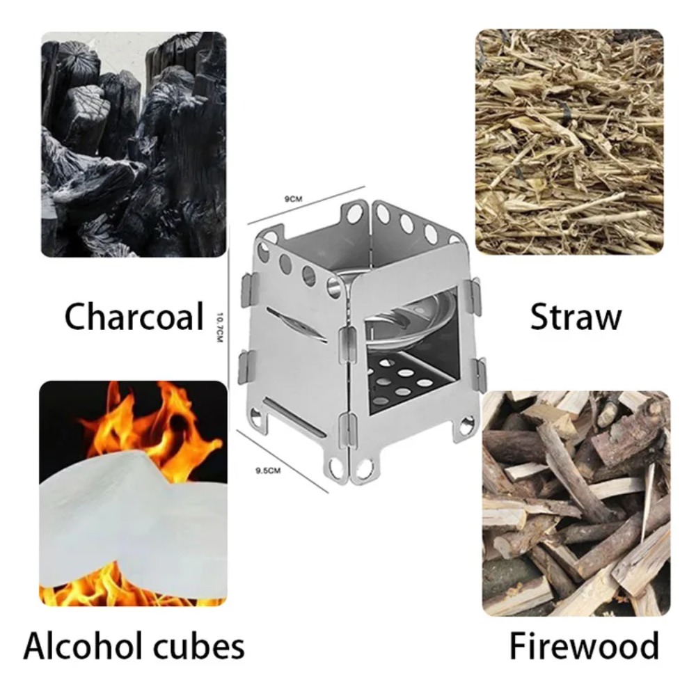 Camping Furnace Wood Stove Alc - Outdoor Camping Stove Wood recension och pris