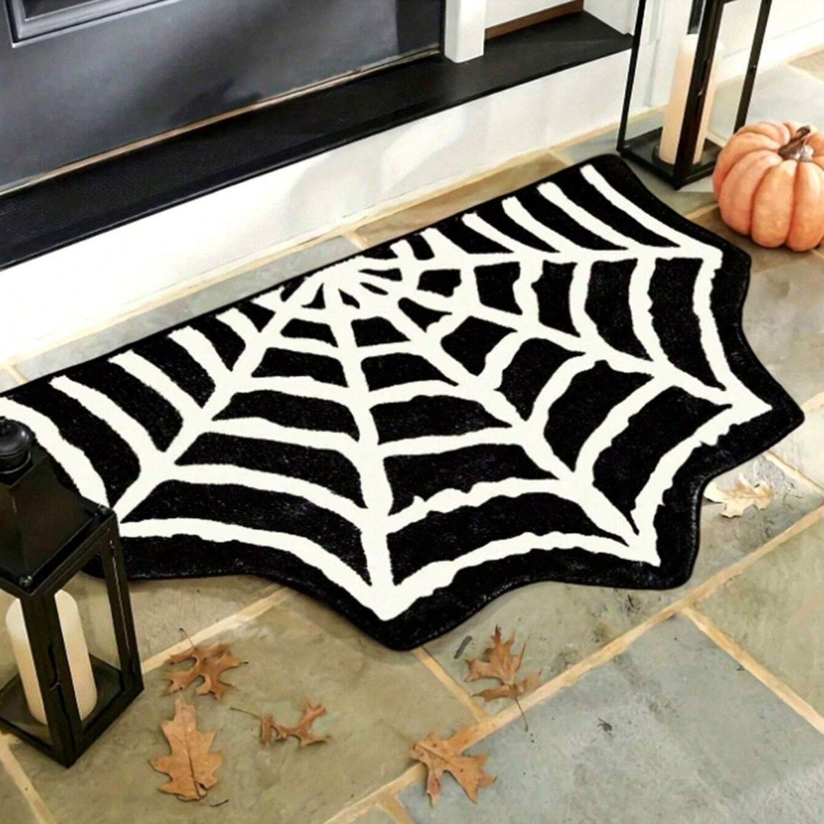 Black Halloween Bat Rug Non Sl - Outdoor Camping Kitchen Setup recension och pris