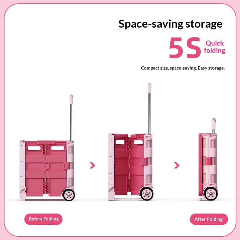 Portable Foldable Shopping Tro - Outdoor Camping Trolley recension och pris