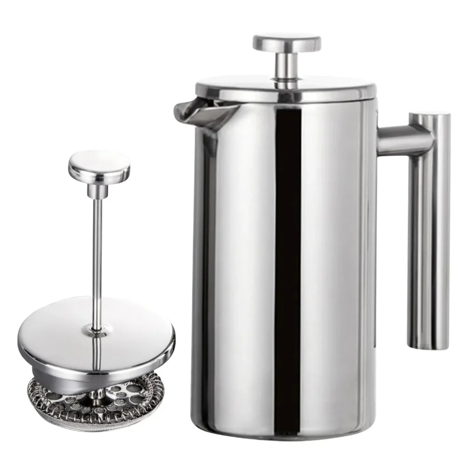 Portable French Press Stainles - Camp Percolator Coffee recension och pris