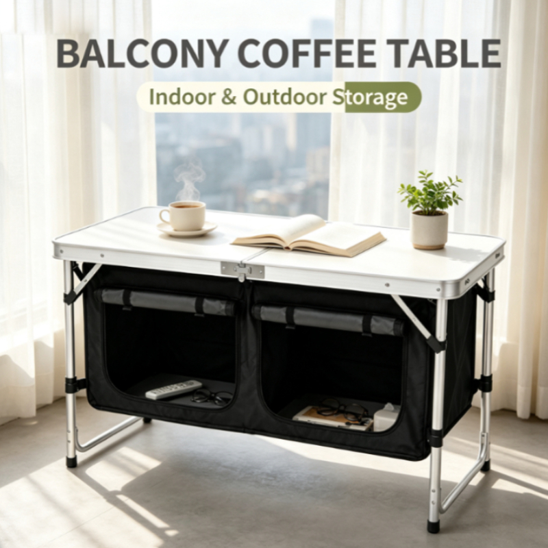 Silver Aluminum Folding Campin - Outdoor Camping Kitchen Setup recension och pris