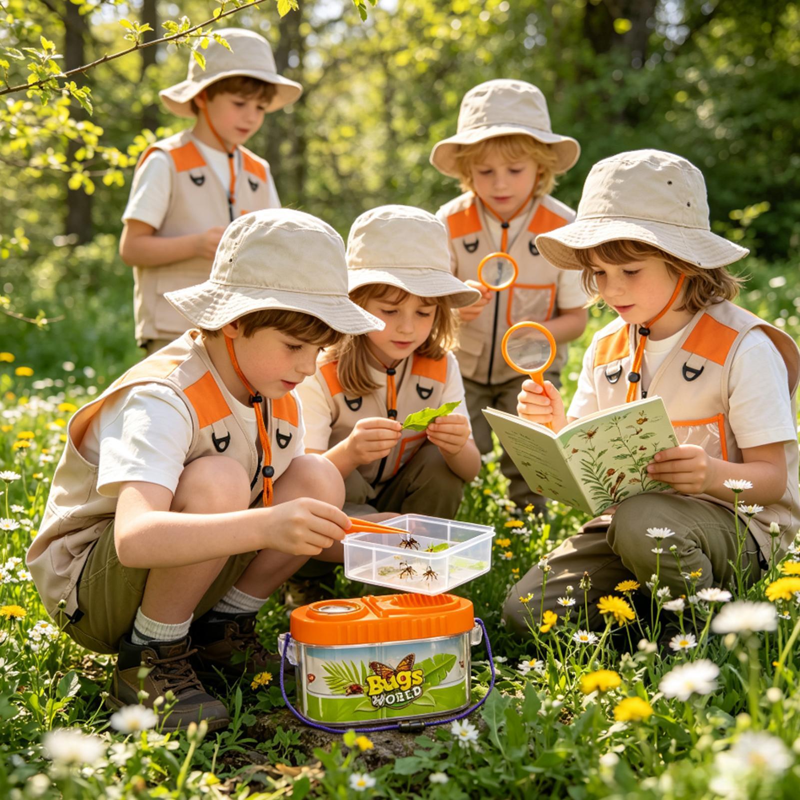 Kids Adventure Kit With Magnif - Outdoor Camping Kids Activities recension och pris