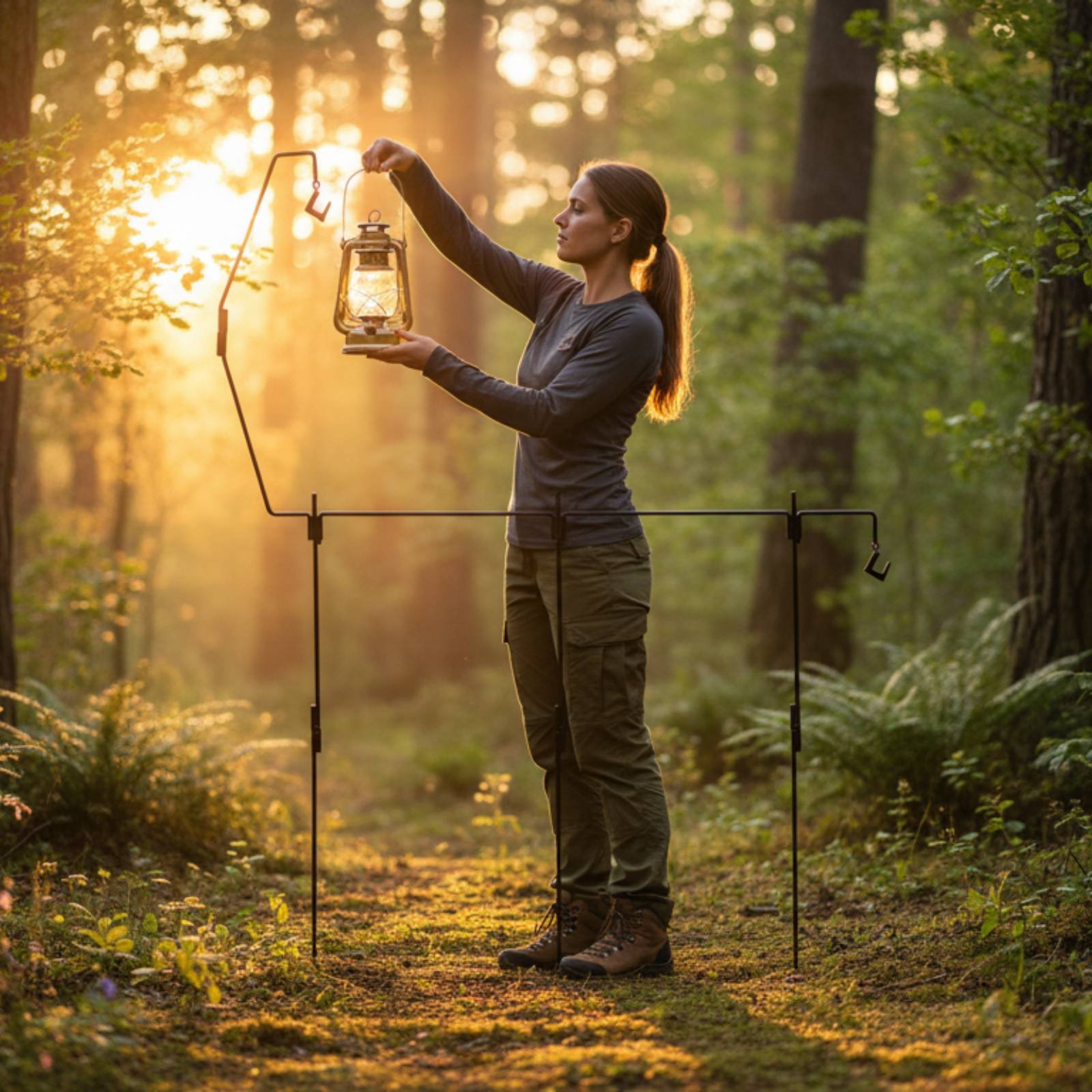 Camping Lantern Stand Easy to  - Kitchen Outdoor Camping recension och pris