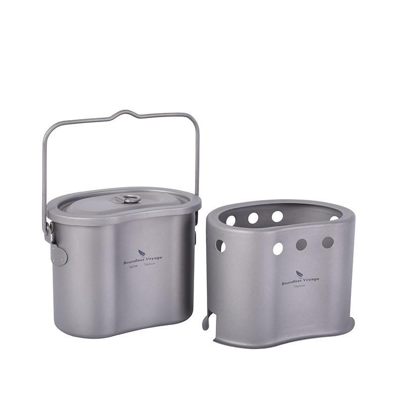 Boundless Voyage Titanium Cook - Outdoor Camping Stove Wood recension och pris