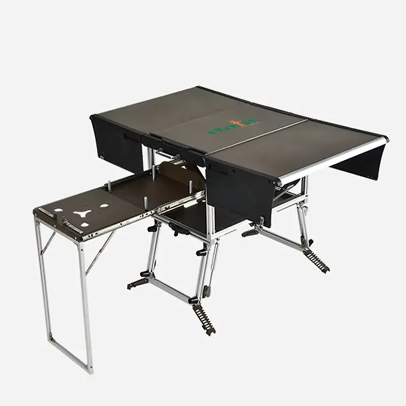 Convenient Camping Kitchen Box - Outdoor Camping Kitchen Setup recension och pris