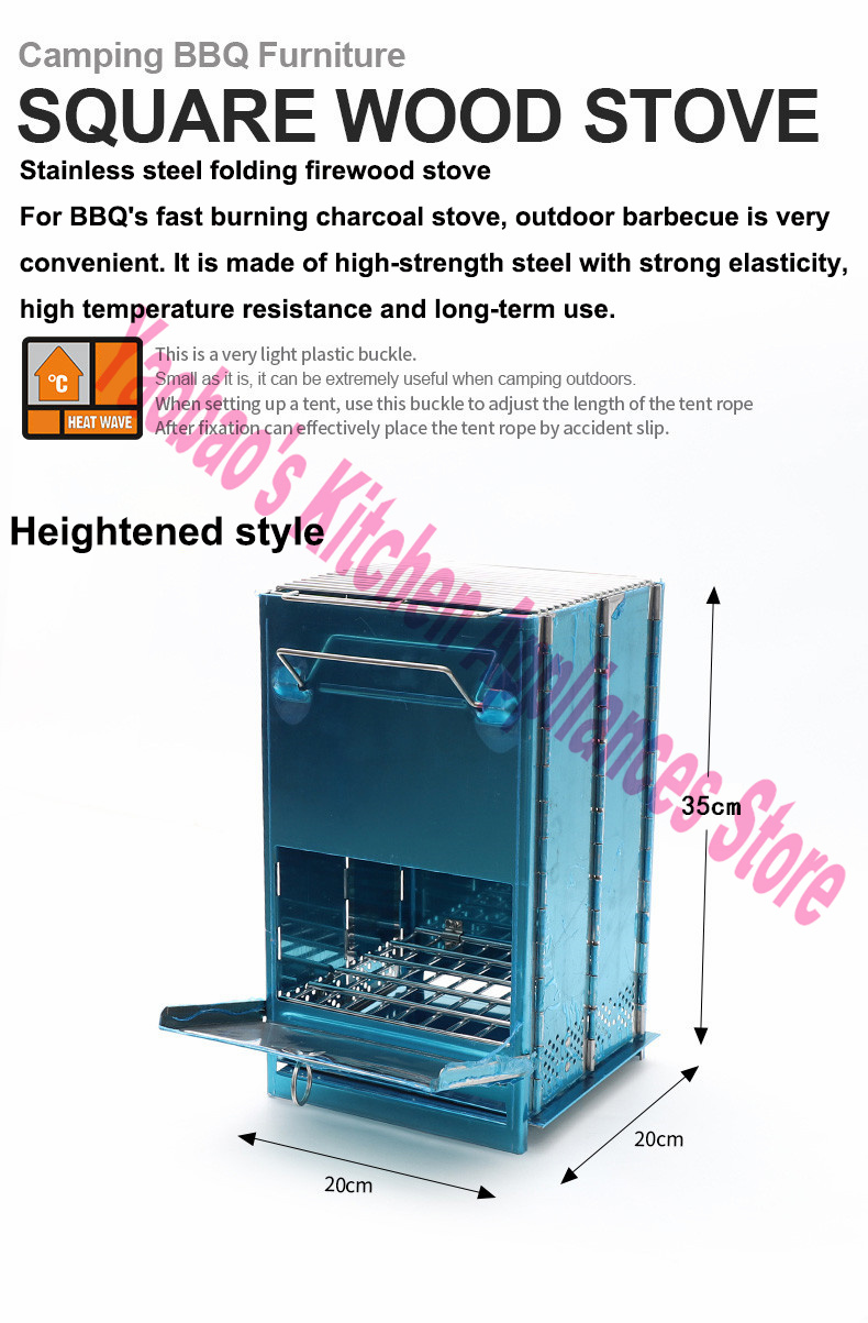 Wood Stove Outdoor Camping Equ - Outdoor Camping Stove Wood recension och pris