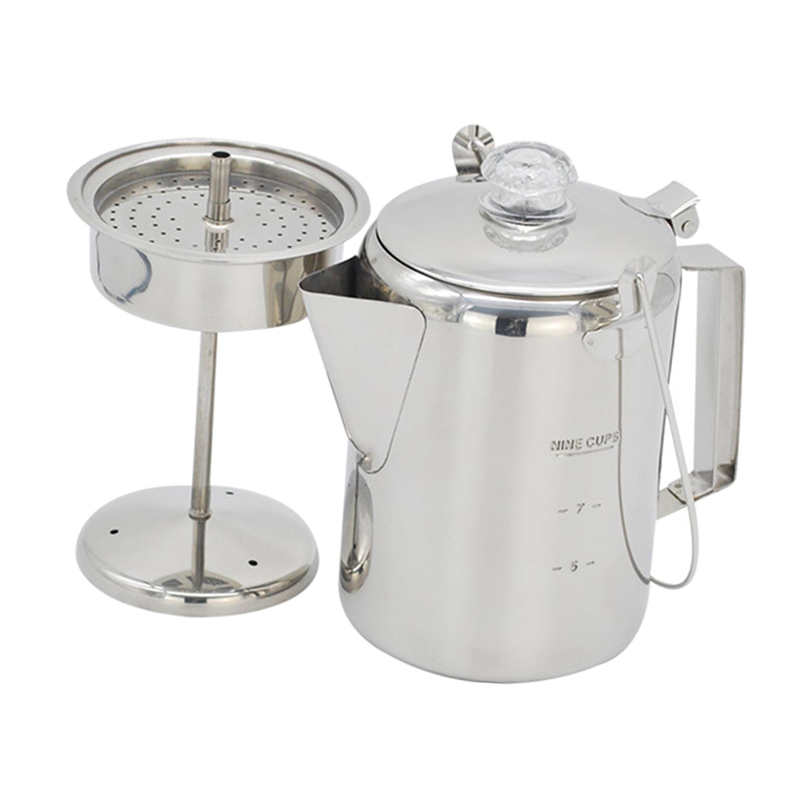 Outdoor Stainless Steel Campin - Camp Percolator Coffee recension och pris