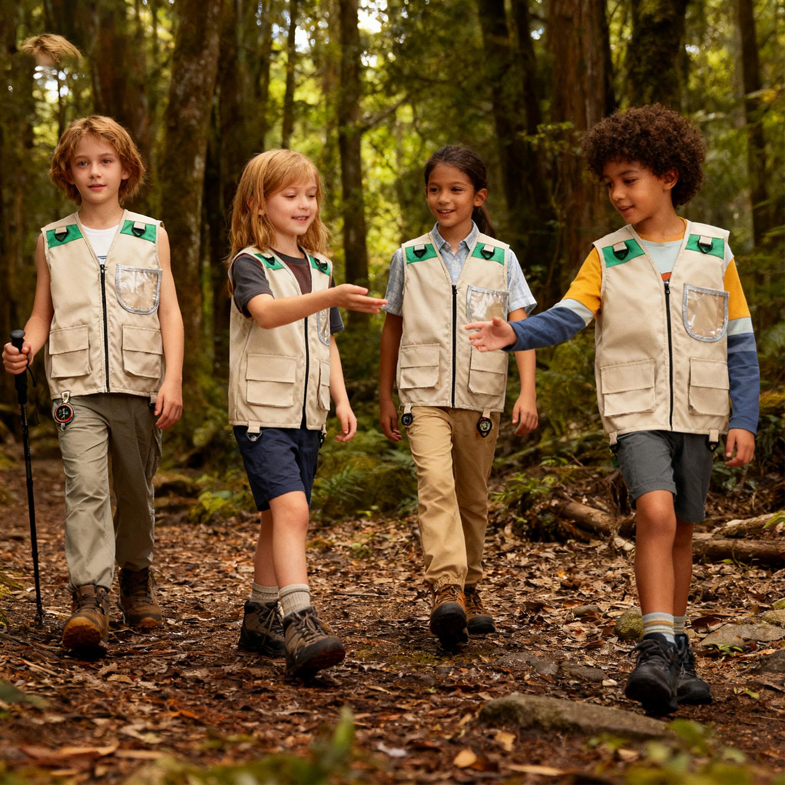 Kids Cargo Vest Sleeveless Cos - Outdoor Camping Kids Activities recension och pris
