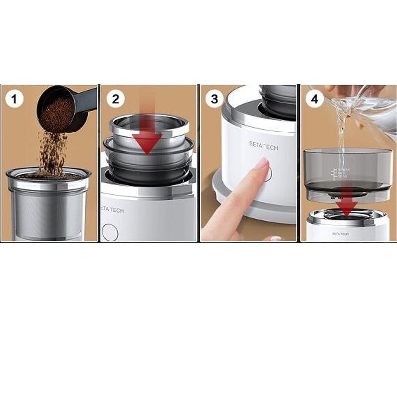 Portable Automatic Hand Drip C - Camp Percolator Coffee recension och pris