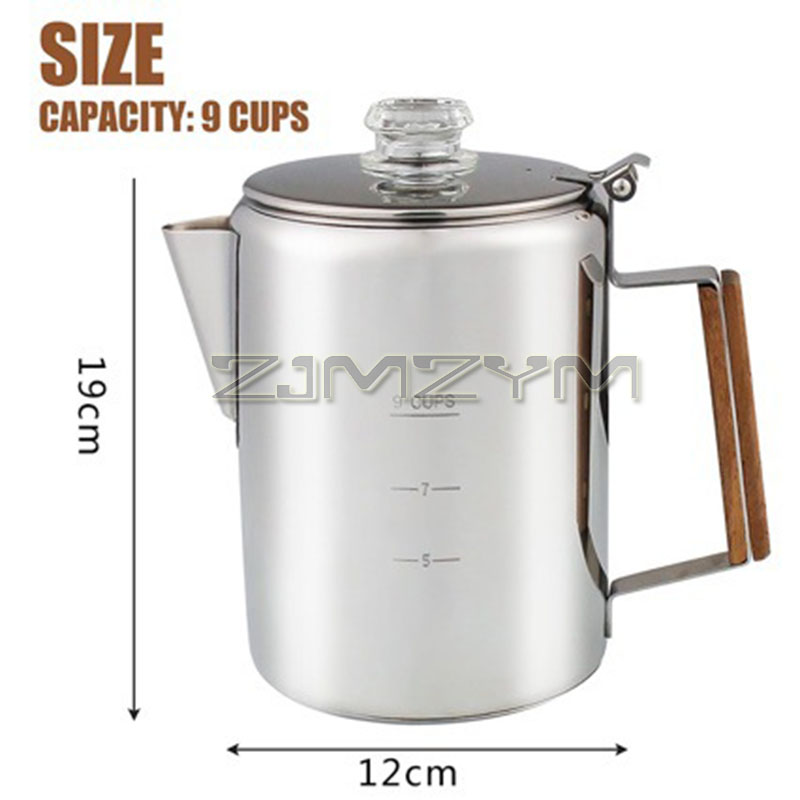 9 Cup Coffee Percolators 1500m - Camp Percolator Coffee recension och pris