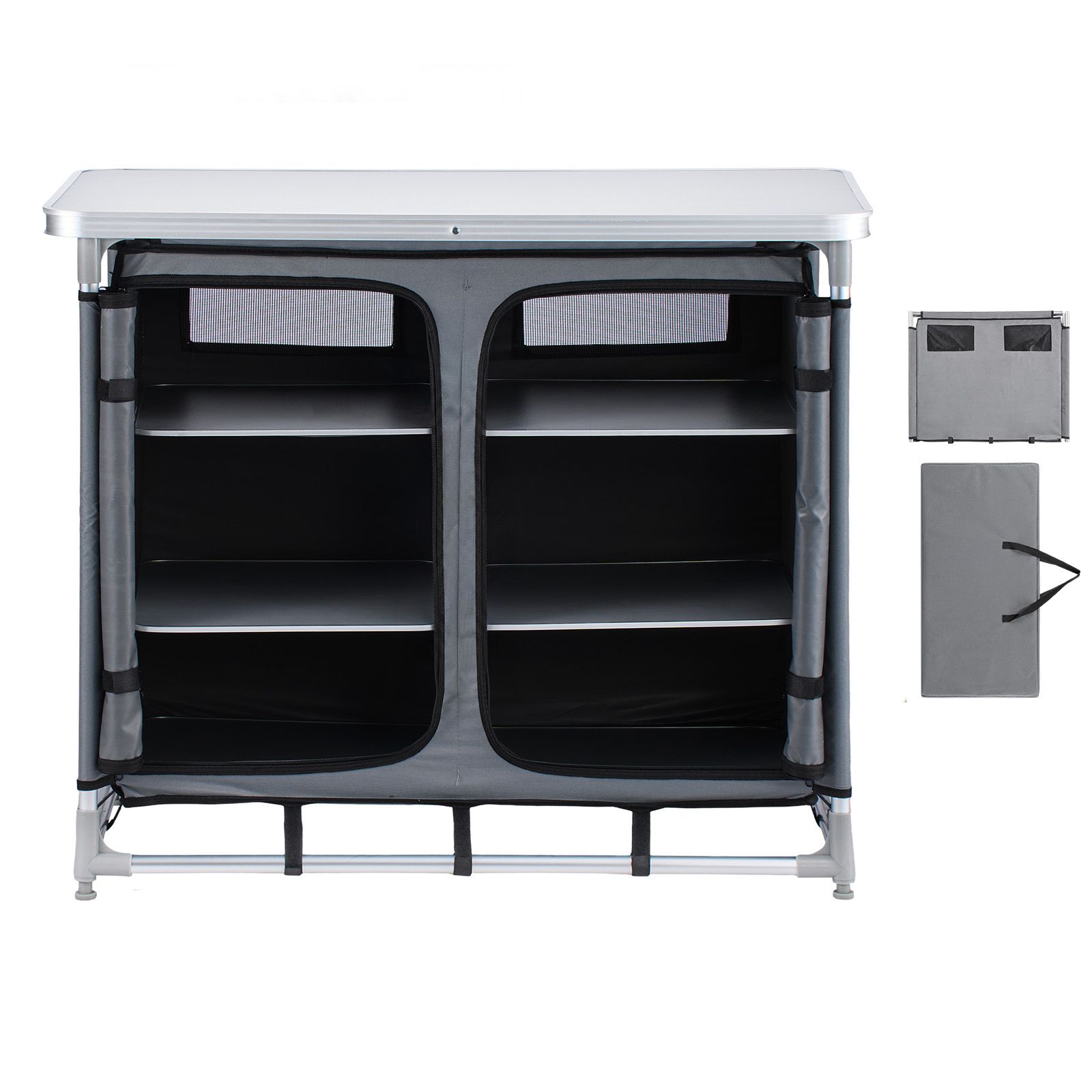 Camping Storage Cabinet, Outdo - Outdoor Camping Kitchen Setup recension och pris