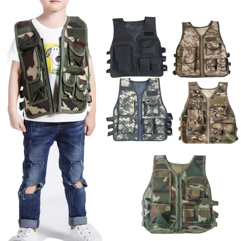 Kids Tactical Vest Army Fans O - Outdoor Camping Kids Activities recension och pris