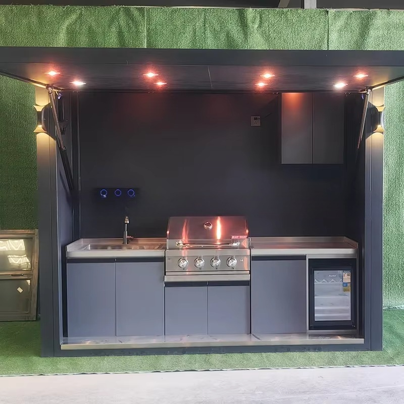 Portable Outdoor Kitchen Pod W - Outdoor Camping Kitchen Setup recension och pris