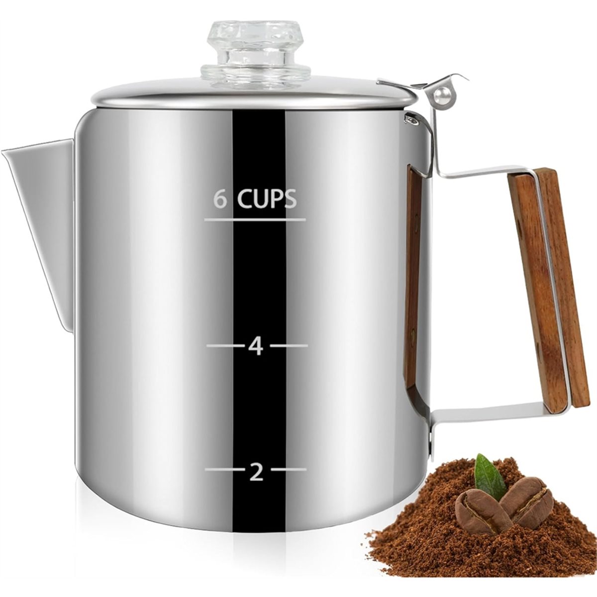 6 Cup Percolator 304 Stainless - Camp Percolator Coffee recension och pris